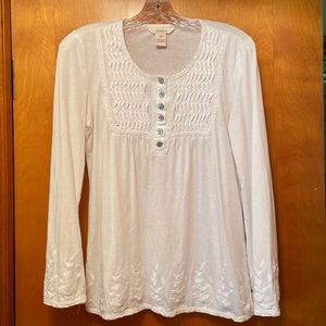 Sundance Tunic Top Size Small (White)